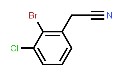 CAS No. 1261815-64-8, 2-Bromo-3-chlorophenylacetonitrile