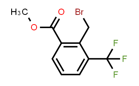 CAS No. 346603-68-7, methyl 2-bromomethyl-3-(trifluoromethyl)benzoate