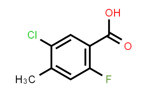 CAS No. 1263274-67-4, 5-Chloro-2-fluoro-4-methylbenzoic acid