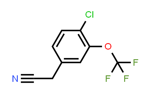 CAS No. 886500-97-6, 4-Chloro-3-(trifluoromethoxy)phenylacetonitrile