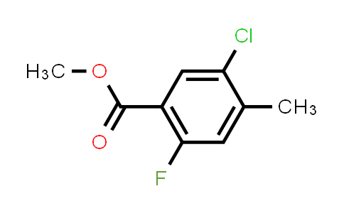 CAS No. 1355070-62-0, 5-Chloro-2-fluoro-4-methyl-benzoic acid methyl ester