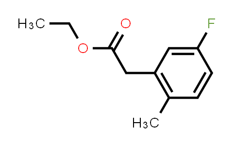 CAS No. 1251108-51-6, (5-Fluoro-2-methylphenyl)acetic acid ethyl ester