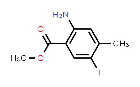 CAS No. 1464091-62-0, methyl 2-amino-5-iodo-4-methylbenzoate
