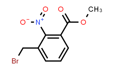 CAS No. 132874-06-7, methyl 3-(bromomethyl)-2-nitrobenzoate
