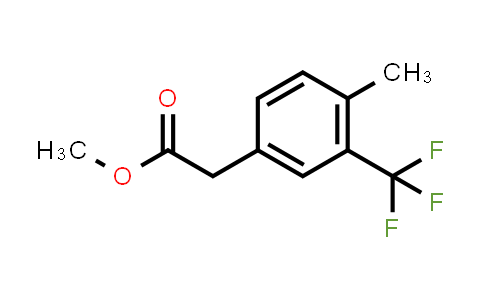 CAS No. 1261553-60-9, methyl 4-methyl-3-(trifluoromethyl)phenylacetate