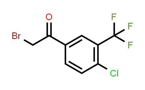 CAS No. 630404-09-0, Ethanone, 2-bromo-1-[4-chloro-3-(trifluoromethyl)phenyl]-