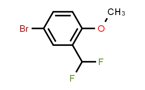 CAS No. 1261512-49-5, 4-Bromo-2-(difluoromethyl)-1-methoxybenzene