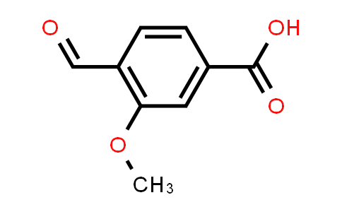 CAS No. 80893-99-8, Benzoic acid, 4-formyl-3-methoxy-
