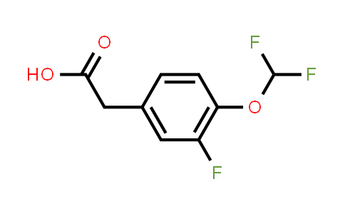 CAS No. 1261851-55-1, 4-(difluoromethoxy)-3-fluorophenylacetic acid