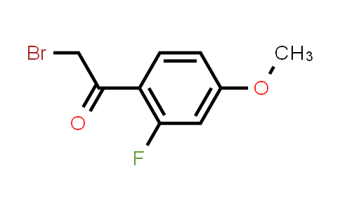 CAS No. 157014-35-2, 2-bromo-1-(2-fluoro-4-methoxyphenyl)ethanone