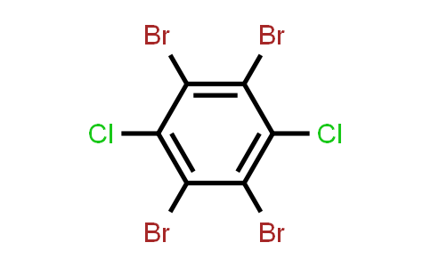 CAS No. 31604-30-5, Benzene, 1,2,4,5-tetrabromo-3,6-dichloro-