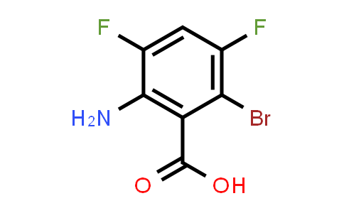 CAS No. 1602151-62-1, 2-Amino-6-bromo-3,5-difluorobenzoic acid