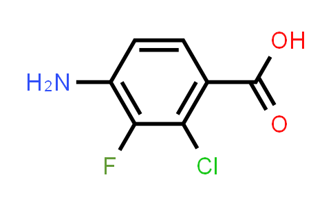 CAS No. 1124214-25-0, 4-Amino-2-chloro-3-fluorobenzoic acid