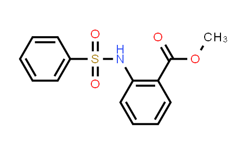 CAS No. 10038-81-0, methyl 2-[(phenylsulfonyl)amino]benzoate