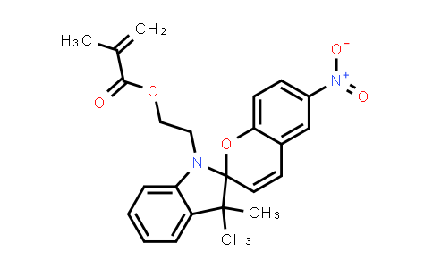 CAS No. 25952-50-5, 2-(3',3'-二甲基-6-硝基螺[色烯-2,2'-吲哚]-1'-基)乙基甲基丙烯酸酯