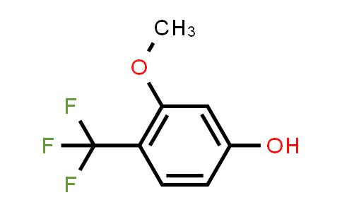 CAS No. 106877-41-2, 3-Methoxy-4-(trifluoromethyl)phenol