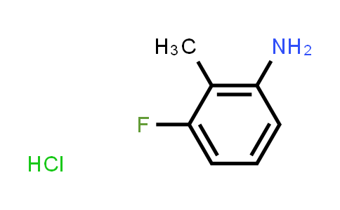 CAS No. 654-20-6, 3-fluoro-2-methylaniline hydrochloride