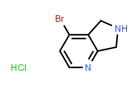 CAS No. 2206065-48-5, 4-bromo-6,7-dihydro-5H-pyrrolo[3,4-b]pyridine hydrochloride