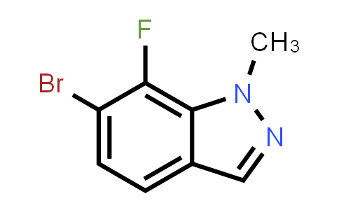 CAS No. 1629597-07-4, 6-bromo-7-fluoro-1-methyl-indazole