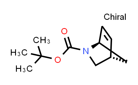 CAS No. 702666-72-6, tert-butyl (1S,4R)-2-azabicyclo[2.2.1]hept-5-ene-2-carboxylate