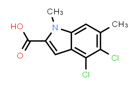 CAS No. 2244454-05-3, 4,5-dichloro-1,6-dimethyl-indole-2-carboxylic acid