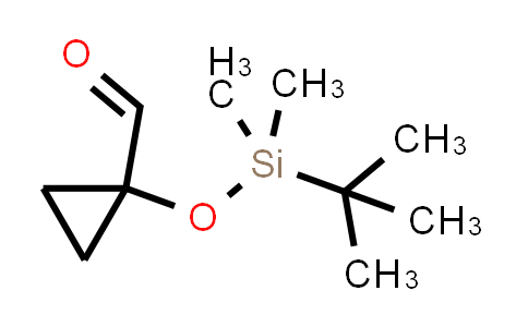 CAS No. 90660-09-6, 1-[tert-butyl(dimethyl)silyl]oxycyclopropanecarbaldehyde