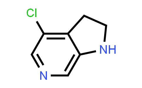 CAS No. 1368177-39-2, 4-chloro-2,3-dihydro-1H-pyrrolo[2,3-c]pyridine