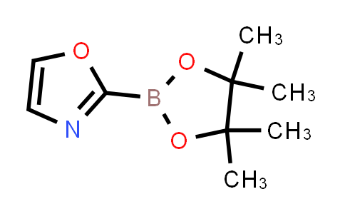 CAS No. 1268467-12-4, 2-(4,4,5,5-tetramethyl-1,3,2-dioxaborolan-2-yl)oxazole