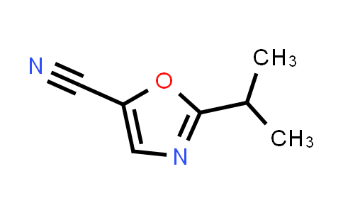 CAS No. 1391739-85-7, 2-isopropyloxazole-5-carbonitrile