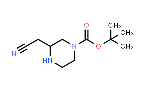 CAS No. 1367929-39-2, tert-butyl 3-(cyanomethyl)piperazine-1-carboxylate