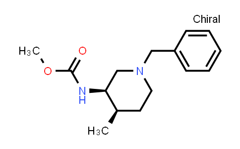 CAS No. 2259695-40-2, methyl N-[(3R,4R)-1-benzyl-4-methyl-3-piperidyl]carbamate