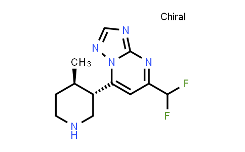 CAS No. 2097493-45-1, (3S,4R)-3-[5-(difluoromethyl)-[1,2,4]triazolo[1,5-a]pyrimidin-7-yl]-4-methylpiperidine
