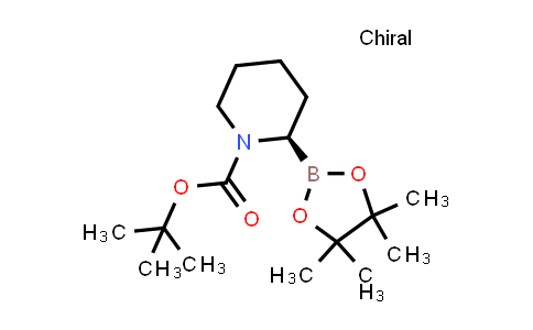 CAS No. 2296776-01-5, tert-butyl (2R)-2-(tetramethyl-1,3,2-dioxaborolan-2-yl)piperidine-1-carboxylate