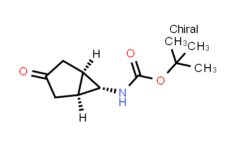 CAS No. 504438-04-4, tert-butyl N-[exo-3-oxobicyclo[3.1.0]hexan-6-yl]carbamate
