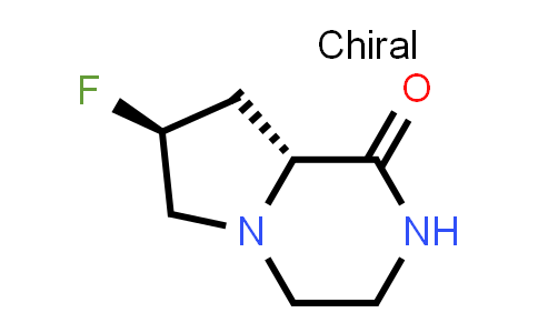 CAS No. 2165884-21-7, (7S,8aR)-7-fluoro-octahydropyrrolo[1,2-a]piperazin-1-one