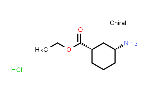 CAS No. 937059-62-6, ethyl (1S,3R)-3-aminocyclohexanecarboxylate hydrochloride