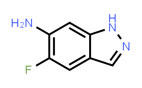 CAS No. 1360963-10-5, 5-fluoro-1H-indazol-6-amine