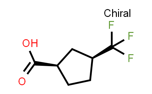 CAS No. 2165483-38-3, (1R,3S)-3-(trifluoromethyl)cyclopentane-1-carboxylic acid