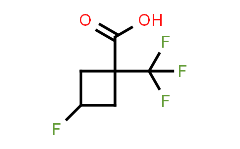 CAS No. 2168389-13-5, 3-fluoro-1-(trifluoromethyl)cyclobutane-1-carboxylic acid
