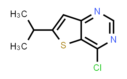 CAS No. 2306271-71-4, 4-chloro-6-(propan-2-yl)thieno[3,2-d]pyrimidine