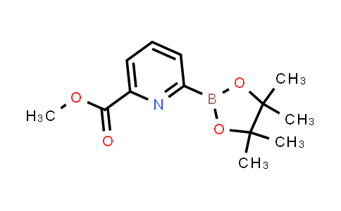 CAS No. 1264176-33-1, methyl 6-(4,4,5,5-tetramethyl-1,3,2-dioxaborolan-2-yl)pyridine-2-carboxylate