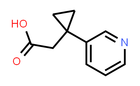 CAS No. 1228994-90-8, 2-[1-(pyridin-3-yl)cyclopropyl]acetic acid