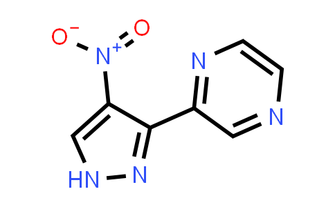 CAS No. 1342039-78-4, 2-(4-nitro-1H-pyrazol-3-yl)pyrazine