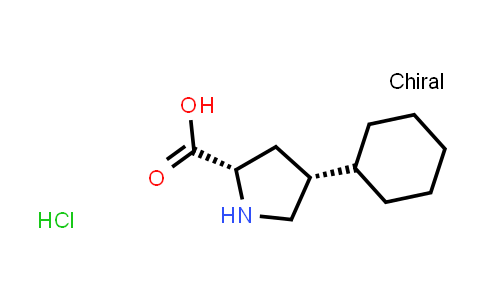 CAS No. 82087-68-1, (2S,4R)-4-cyclohexylpyrrolidine-2-carboxylic acid hydrochloride