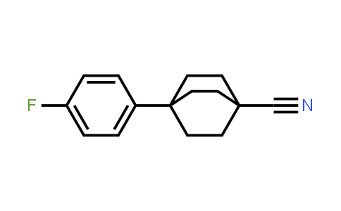 CAS No. 61541-38-6, 4-(4-fluorophenyl)bicyclo[2.2.2]octane-1-carbonitrile