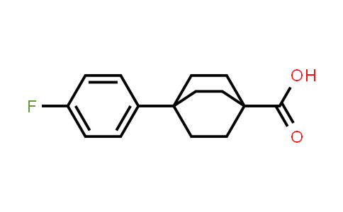 CAS No. 68756-19-4, 4-(4-fluorophenyl)bicyclo[2.2.2]octane-1-carboxylic acid