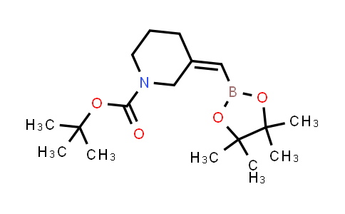 CAS No. 2376764-47-3, tert-butyl 3-[(4,4,5,5-tetramethyl-1,3,2-dioxaborolan-2-yl)methylene]piperidine-1-carboxylate