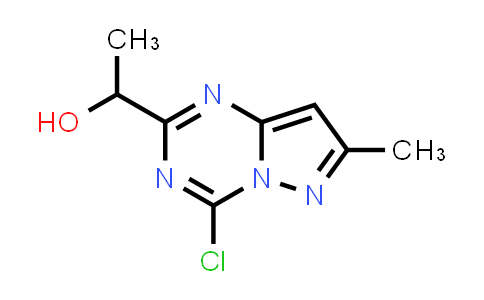 CAS No. 2387601-65-0, 1-(4-chloro-7-methyl-pyrazolo[1,5-a][1,3,5]triazin-2-yl)ethanol