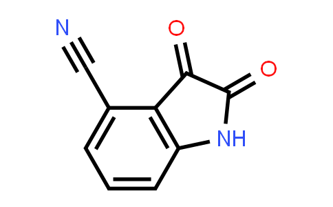 CAS No. 1165892-60-3, 2,3-dioxoindoline-4-carbonitrile