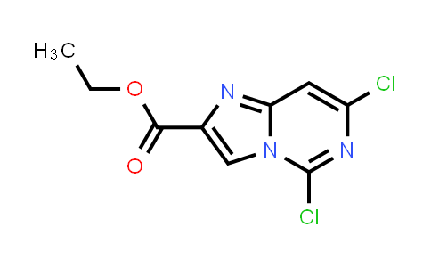 CAS No. 1289151-91-2, ethyl 5,7-dichloroimidazo[1,2-c]pyrimidine-2-carboxylate